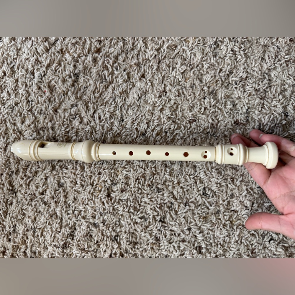 Yamaha 3 Piece Recorder Key of B Open Hole Straight Windway